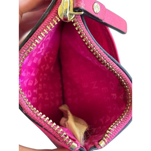 Kate Spade New York Credit Card Holder Compact Pink Leather 4.5" X 3" - Picture 5 of 5